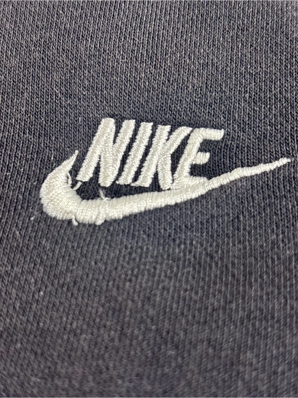 Nike Black Pullover Hoodie with White Swoosh